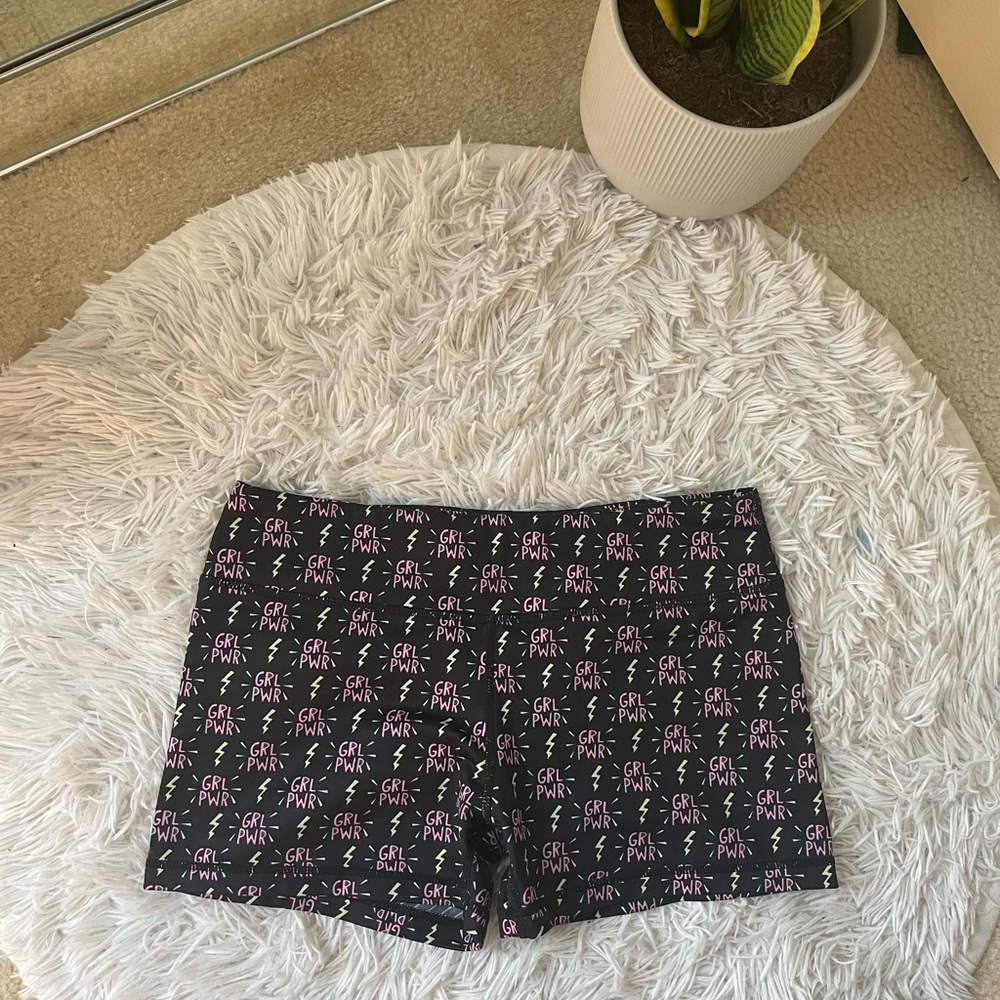 Medium Girl Power Athletic Shorts 3”